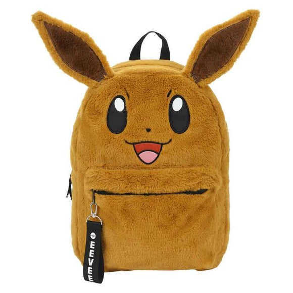 Pokémon Eevee 3D Faux Fur Laptop Backpack