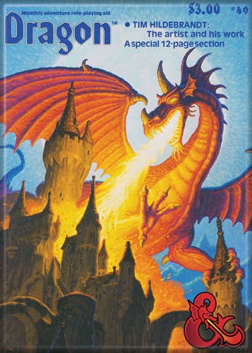 Dungeons & Dragons Dragon Mag 69 Magnet 2.5