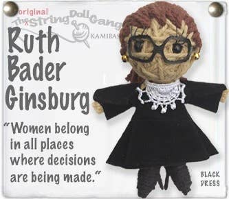 Ruth Bader Ginsburg Keychain