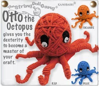 Otto the Octopus Keychain
