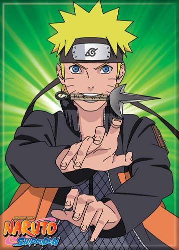 Naruto Knife in Mouth Magnet 2.5