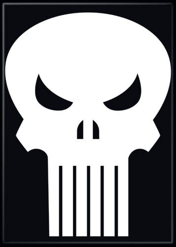 Marvel Comics¬© Punisher Logo Magnet 2.5