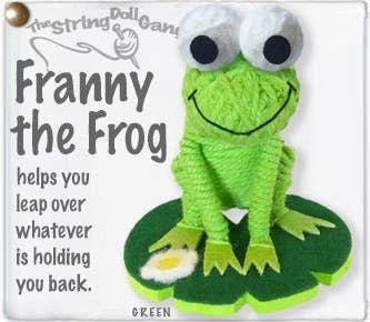 Franny the Frog Keychain