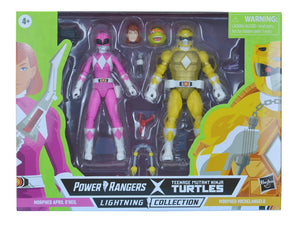 Power Rangers Lightning Collection - April O'neil and Michelangelo