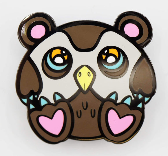 Baby Monster Pin: Owl Bear