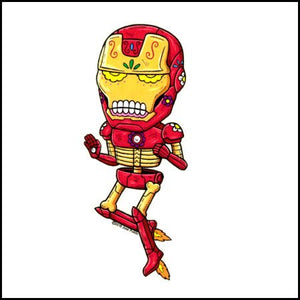 Iron Man Sticker Dia De Los Muertos