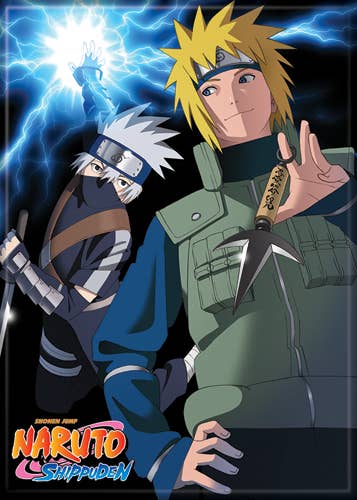 Naruto And Kakashi Magnets 2.5