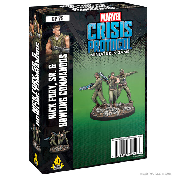 Crisis Protocol - Nick Fury Sr. & Howling Commandos