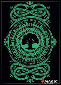 Magic the Gathering Green Forest Mana Magnet 2.5" x 3.5"