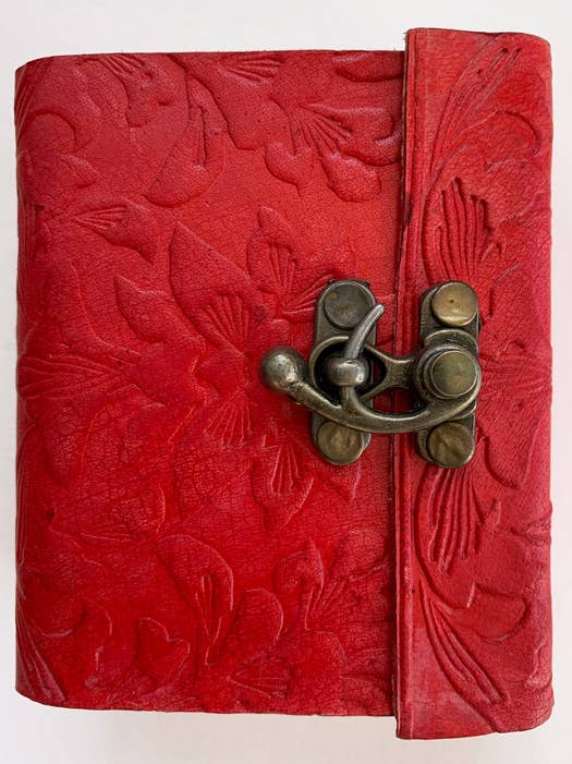 Red Embossed Journal  ~ 3